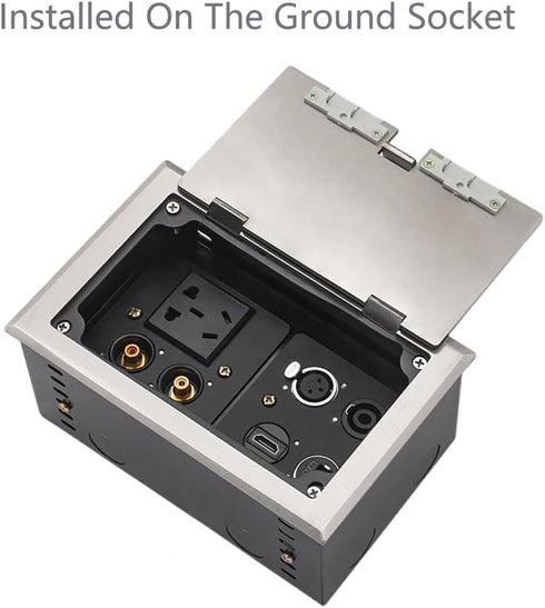HDMI 4K@60Hz D Panel Mount Connector with Waterproof Cover, Female-to-Female HDMI Coupler Adapter
