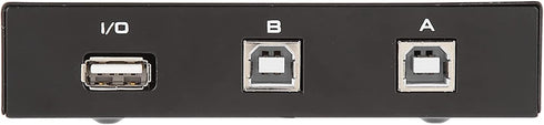 ASHATA USB 2.0 Peripheral Sharing Switch, 2/4 Port Manual Sharing Switch for PC Printer Scanner, Compatible with