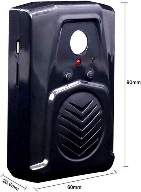 Replaceable Voice Motion Sensor PIR Infrared Sound Player, Haunted House Scream Box Speaker with USB Download Function