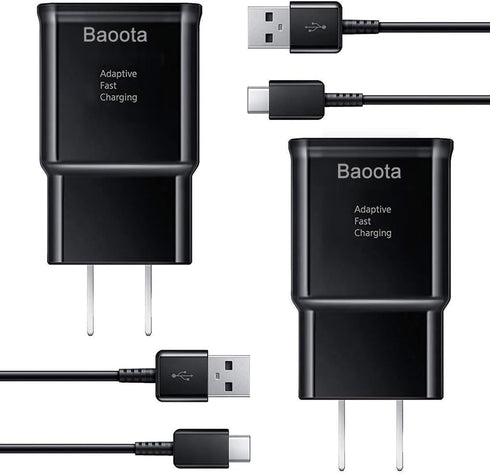 Type C Charger Fast Charging, Android Phone Charger Block with USB C Charger Cable 6.6Ft for Samsung Galaxy S24