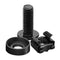 50-Pack M6 x 16mm Computer Rack Mount Cage Screws, Nuts & Washers for Rack Mount Server Cabinet, Black