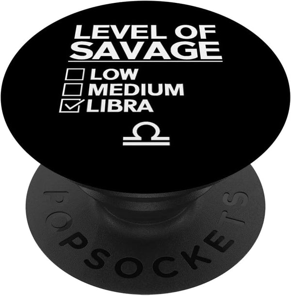 Libra Zodiac Sign Apparel - Funny Great Libras Design PopSockets Standard PopGrip