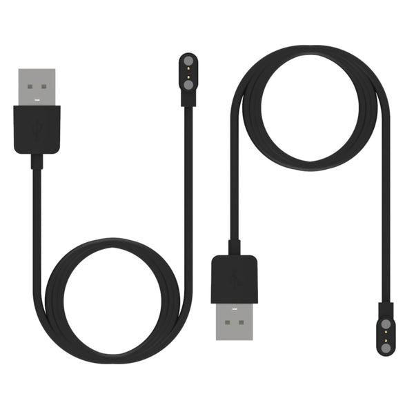 Replacement Charger for MorePro HM08/H56/HM18 Smart Watch Magnetic USB Charging Cable (Black&Black)