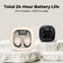 5.3 24 Mini Earbuds for Work and Sleep, Small Bluetooth Headphones, Hours Total Battery Life
