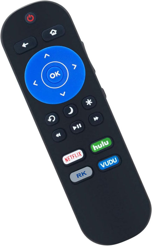 Replacement Remote Control for Onn Roku Smart TV Models 100012584, 1000125850, 100012585, and more