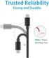 MaGeek Micro USB Cable (2-Pack) 10ft, Extra Long High Speed Charge & Sync Cord for Samsung, LG, Nexus, Android (Black)