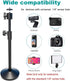 Henngan C922 C930e C920S C920 C615 C960 C920x 4K N60, 1/4" Webcam Stand with Phone Holder, Extendable Desktops Tripod