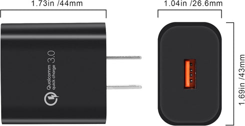 Fast Charger for Samsung Galaxy J7, J7 Prime, J7 Sky Pro, J7 V, J6 Plus, J5 Pro, J4 Plus, 5FT USB Micro Cable