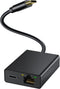 ELECTOP Ethernet Adapter for Chromecast: USB Type C to RJ45 Ethernet Network Adapter Compatible with Google TV