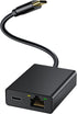 ELECTOP Ethernet Adapter for Chromecast: USB Type C to RJ45 Ethernet Network Adapter Compatible with Google TV