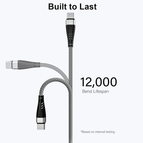 iPhone 15 Charger, USB to USB C, 10ft 60W 4Pack, USB C to USB C Cable Compatible for iPhone 15/15 Pro/15 Pro Max/15