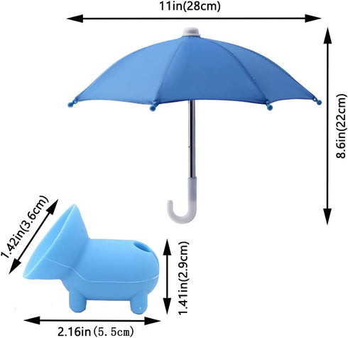Phone Umbrella for Sun - Cell Phone Umbrella Sun Shade Suction Cup Stand, Mobile Phone Holder with Universal Adjustable Anti-reflective Glare Blocking for Outdoor
