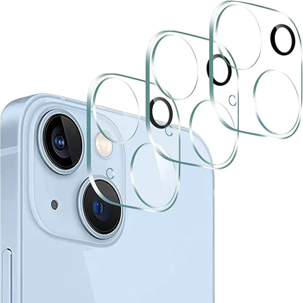3PCS Tempered Glass Rear Back Camera Lens Protector for iPhone 15/15 Plus - HD Clear Full Coverage Guard
