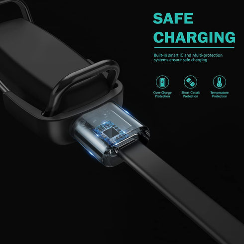 TUSITA 2-Pack USB Charging Cable for Bond Touch Bracelet - 3.3ft/100cm Long Distance Connection Accessories