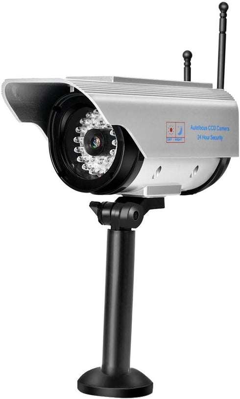 Sonew Fake Camera, Solar Power LED Dummy Security Camera for Indoor and Outdoor Surveillance
