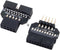 chenyang 2 Pack USB 2.0 Front Panel Header 9/10Pin Male/Female to 19/20Pin Connector Adapter