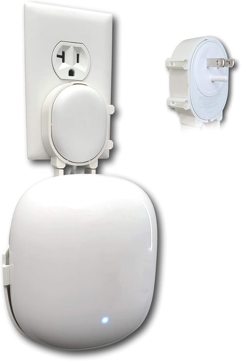 The Nest Wifi Pro Genie Wall Mount Outlet Holder Stand (1-Pack) | Open Access, No Messy Screws or Tape