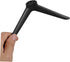 Healifty Double Hole Tv Stand Legs Adjustable Plastic Feet Replacement Base for Flat Screen Tvs Compatible