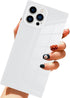 LSL White Soft TPU Bumper Case for iPhone 13 Pro Max, Anti-drop Anti-scratch Shock Absorption Slim Cover 6.7 Inch