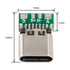 cablecc 10set DIY 4pin USB 2.0 Type C Female Socket Connector - SMT Type with PC Board, Housing & 3.0mm SR