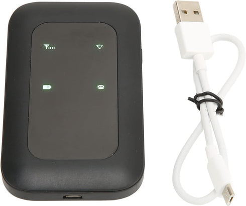 Hilitand 4G 150Mbps 10 LTE Router, Portable Travel Hotspot with SIM Card Slot for Car Users Business Travelers