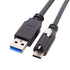 cablecc USB 3.1 Type-C Locking Connector to Standard USB 3.0 Data Cable 1.2m with Panel Mount Screw
