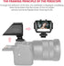 3 A6500/6300 XT2/3/20/30 Plastic Camera Selfie Vlog Flip Up Mirror Screen Cold Shoe Mounts Compatible with Sony