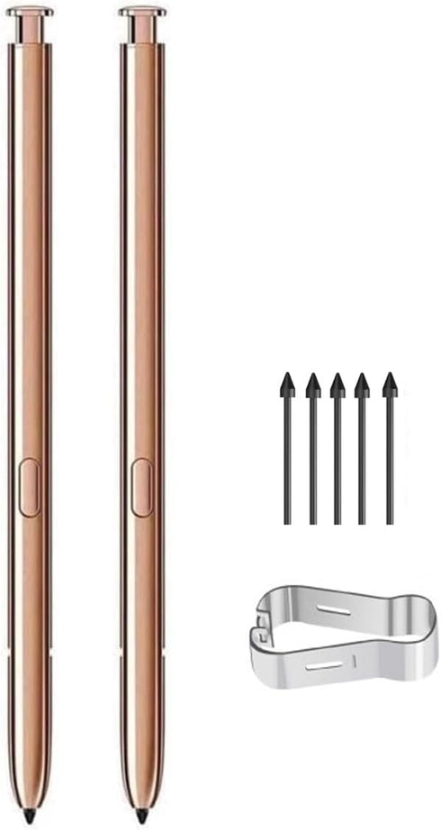 2PCS Galaxy Note 20 Stylus S Pen Replacement, Touch Pen for Galaxy Note 20 Ultra 5G (Gold/Bronze)