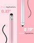 Stylus Pen for Touchscreen, Dual-end High Sensitivity Capacitive Stylus Pen for iPhone/iPad/Android, 2 Pack