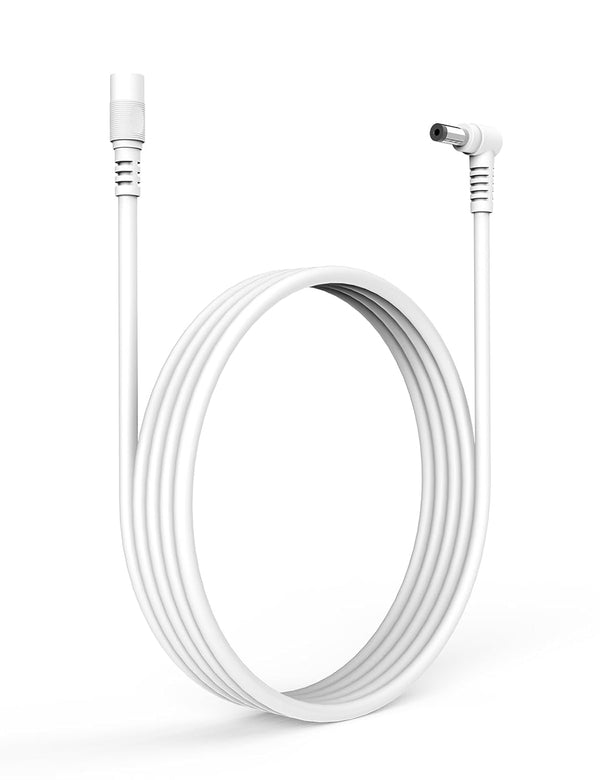 Tonton DC Power Extension Cable 2M 6.6FT 5.5mm x 2.1mm 90 Degree Right