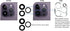 2X Set/6 PCS Back Rear Camera Lens Glass Replacement Kit for iPhone 13 Pro / 13 Pro Max + Repair Tools
