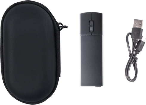 Wireless Rechargeable Mouse, Dual-Mode Silent Bluetooth Mouse for Laptop, Mini Finger Mouse (BT 5.1+2.4Ghz) with Mouse