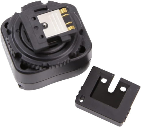 CamDesign TF-334 A7 A9 NEX6 RX1 HX50 A6300 Flash Hotshoe Adapter with PC Sync Port, Manual Mode, Compatible with Sony