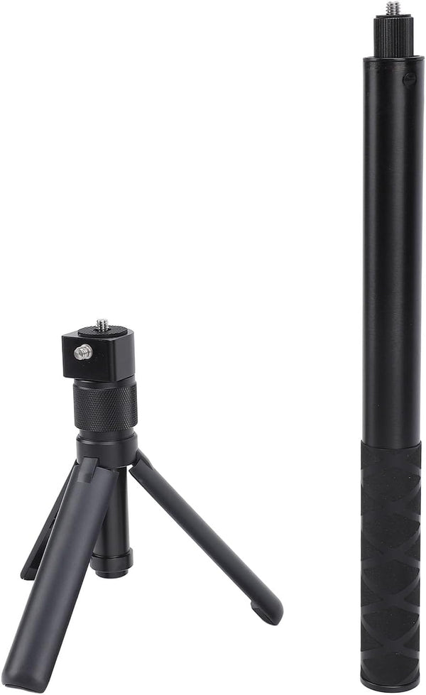 Hamwesh Selfie Stick Tripod, Aluminum Alloy Extendable to 120cm Action Camera Selfie Stick,