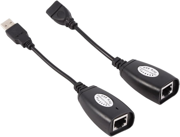 USB to RJ45 Ethernet Adapter, USB 2.0 Network Extender Cable for USB Cameras, Printers, Web Cameras, Keyboard