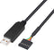 DTech USB to TTL Serial 5V Adapter Cable with FTDI FT232RL Chip, 6 Pin 0.1 inch Pitch Female Socket Header for Windows