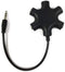 Headphone Splitter - 5 Ports for 3.5mm Devices, 3.5mm Audio Stereo Splitter Cable for Earphone and Headset