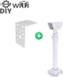 WiTi Extendable Mounting Pole for Security Surveillance Cameras, Adjustable Ceiling Mount Bracket for CCTV IP Camera