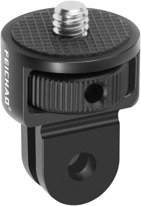 FEICHAO Universal Camera Mount Adapter, 360 Degree Swivel 1/4" Screw Converter for Gopro Hero 10 9 8 7, Insta360