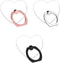 Transparent Heart Cell Phone Ring Holder, 360 Rotation Clear Heart Finger Ring Grip Stand for Phones
