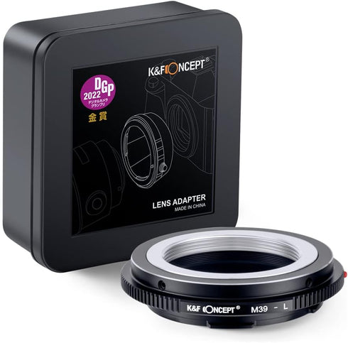 K&F Concept Lens Mount Adapter M39-L Manual Focus for Leica M39 Lens to L Mount Camera Body