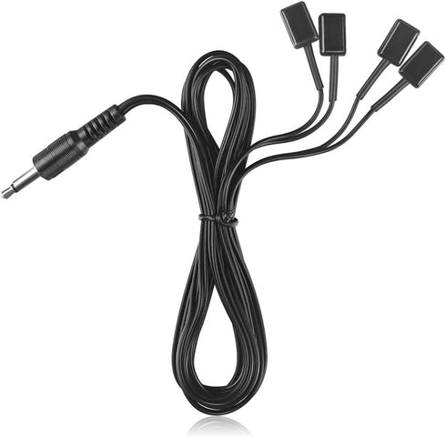 IR Repeater Hidden Infrared Remote Extender System, 1 Receiver 4 Emitters Control Kit, USB Adapter for Amplifier, Cable