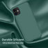 Cordking iPhone 11 Case: Silicone Ultra Slim Shockproof with Soft Anti-Scratch Microfiber Lining - 6.1 inch Midnight