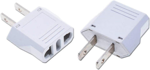 ALINNA GRLRCR 2 Pack US Plug Adapter, EU AU CN to US America