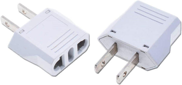 ALINNA GRLRCR 2 Pack US Plug Adapter, EU AU CN to US America