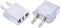 ALINNA GRLRCR 2 Pack US Plug Adapter, EU AU CN to US America