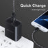 Fast Adaptive Quick Charge 3.0 Wall Charger Block for Samsung Galaxy S7/S6 Edge, LG Stylo, Kindle Fire, Tablet