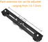 Dual Flash Bracket 8in/20.3cm Camera Mount Tripod with 1/4 Screw Hot Shoe for LED Light Microphone Photography