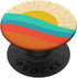 Minimal Sunrise Boho Retro Nature Aesthetic Art PopSockets Standard PopGrip