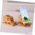 WOONEKY Bamboo Elephant Phone Holder - Sturdy Desk Stand